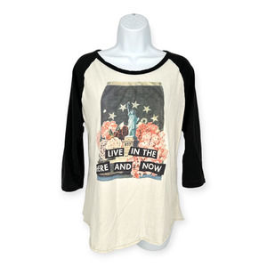 Ralph Lauren Denim & Supply | Large | Live In The Here And Now Patriotic T-Shirt
